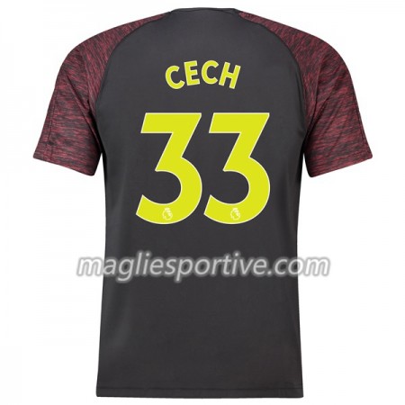 Completo Calcio Arsenal Cech 33 Portiere Divisa Prima 2018/2019